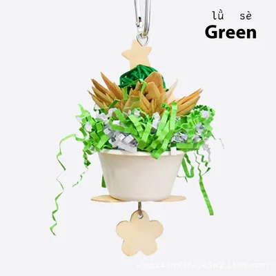 Parrot Flower Clumps Bite Toy Green - Shop at LoveMi