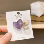 Fj3567 Purple Love Heart