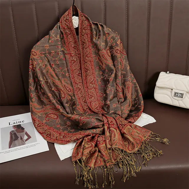 Cashmere Shawl Women's Printed Warm Scarf No 23 Color - Shop at LoveMi
