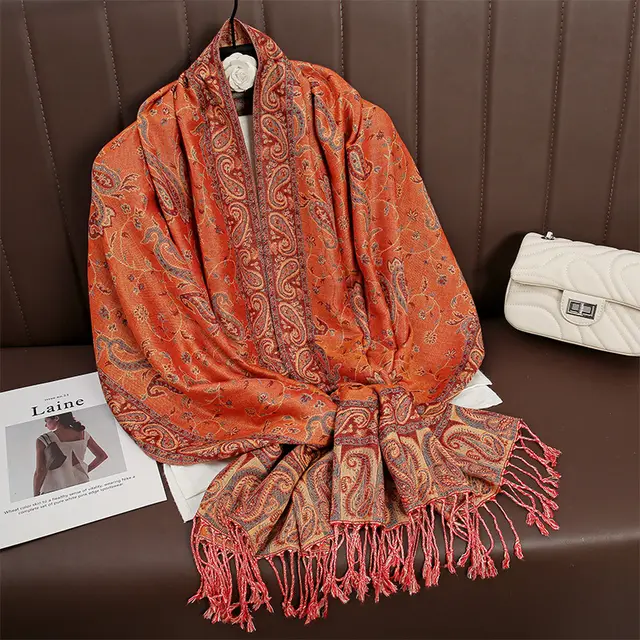 Cashmere Shawl Women's Printed Warm Scarf No 7 Color - Shop at LoveMi