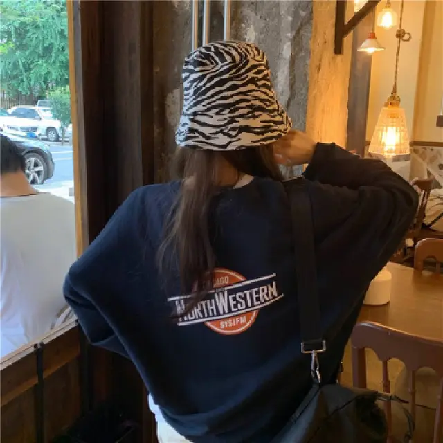 Women's Popular All matching Long sleeved Sweater Navy Blue Thin - Shop at LoveMi