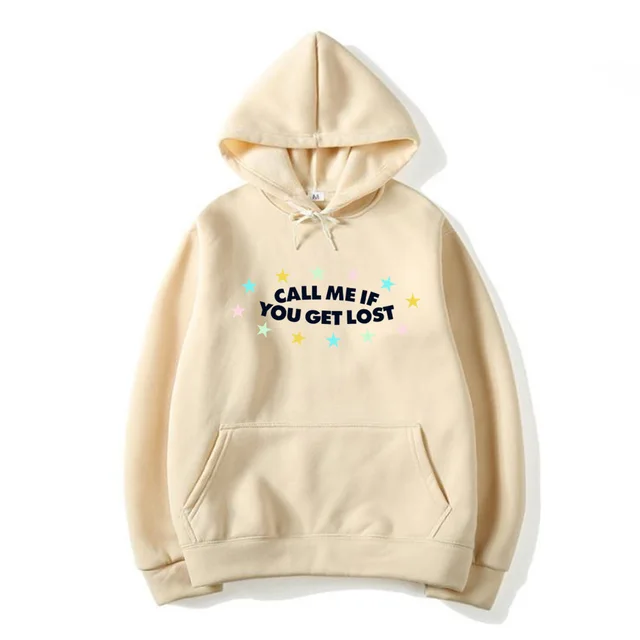 If You Get Lost Call Me Hoodie Khaki - Shop at LoveMi