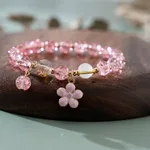 Crystal Flowers Rose Red