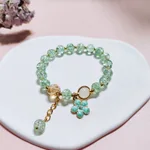 Popcorn Crystal Flowers Green