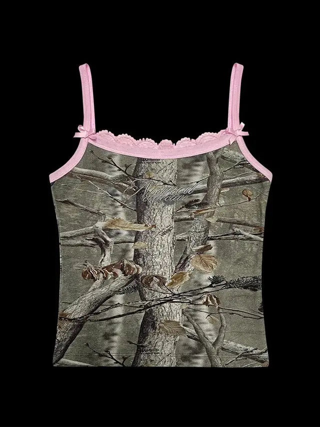 Pink Sleeveless Camisole Women's Outer Wear Summer Pink - Shop at LoveMi