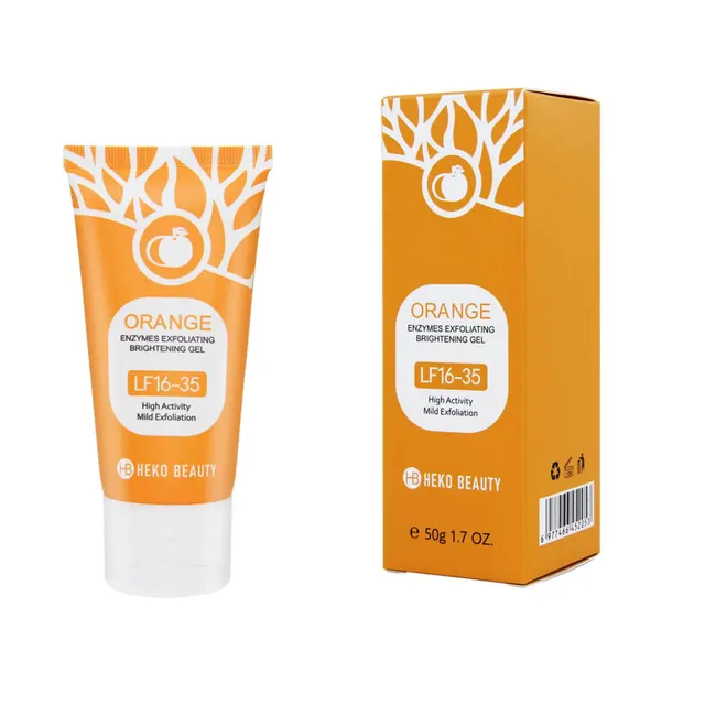 Orange Enzyme Exfoliating Gel Facial Deep Cleansing Moisturizing Gentle Rubbing Mud Exfoliating Skin Enzyme Exfoliating - Shop at LoveMi