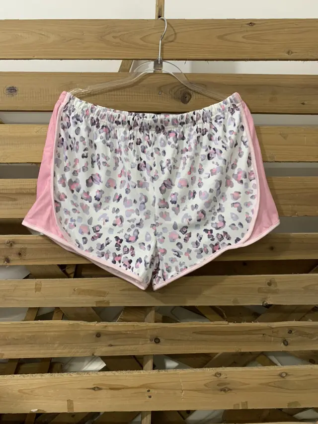 Women's Leopard Print Stitching Shorts Bm062004 - Shop at LoveMi