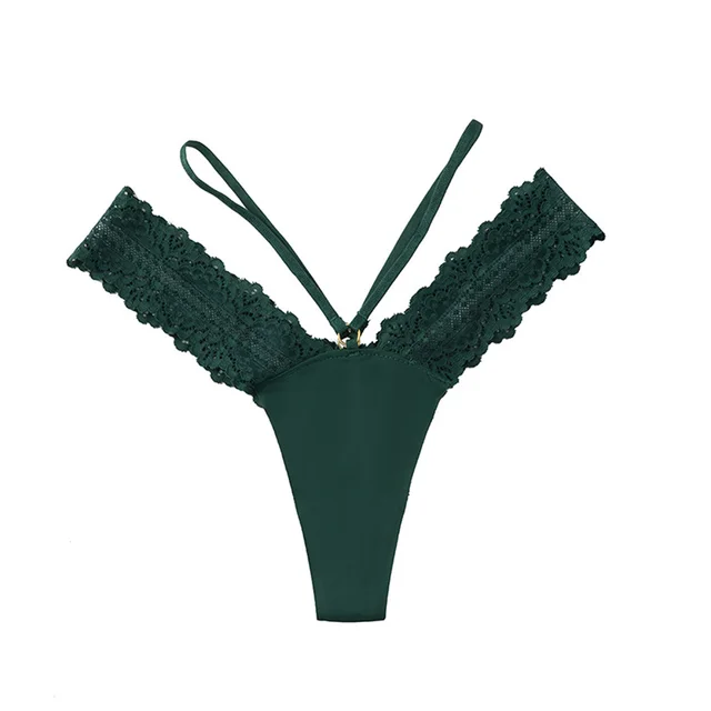 French Lace Undraped Ice Panties Green - Shop at LoveMi
