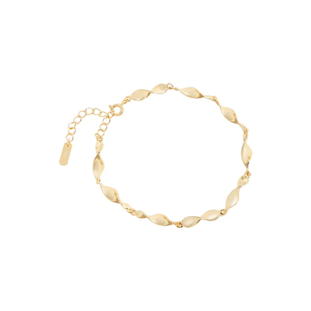 Special Interest Light Luxury Design Sense Minimalist All match Mobius Bracelet Sl10718K Gold - Shop at LoveMi