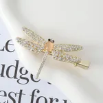 Fashion Women's Diamond Dragonfly Barrettes Creative - 2 Barrettes
