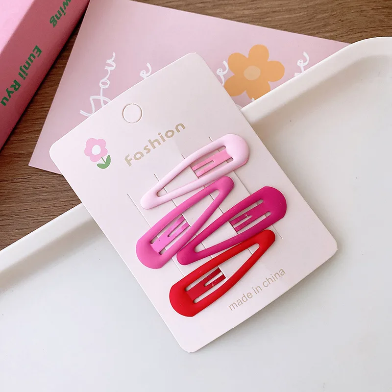 Sweet Rose Hollow Heart Five star Barrettes 1 Water Drop - Shop at LoveMi