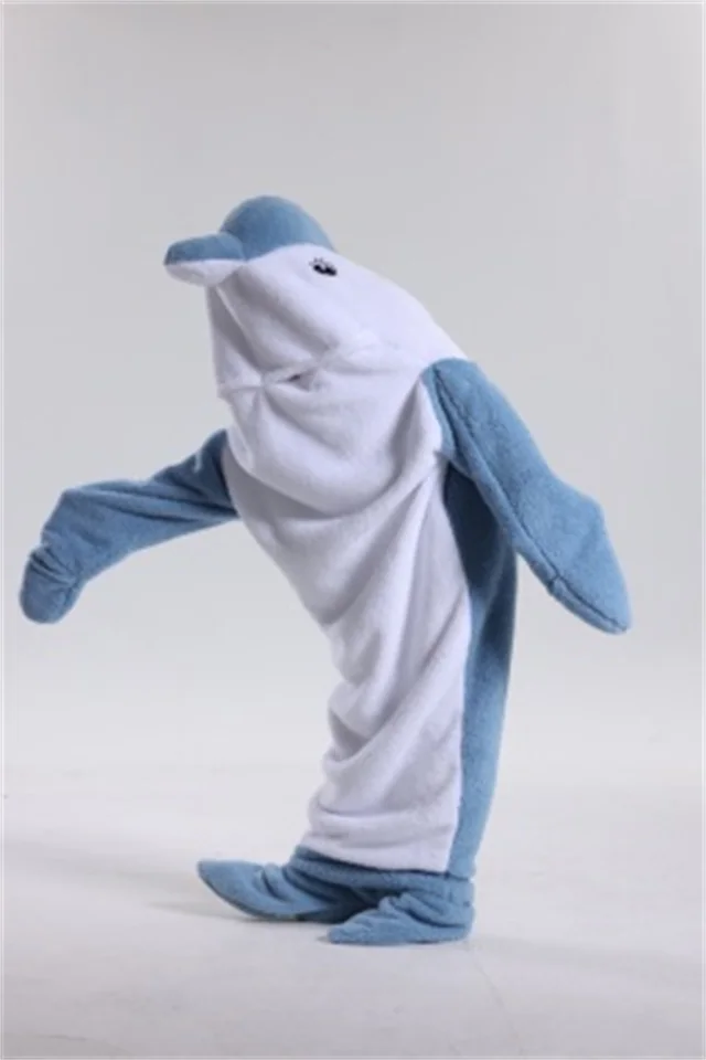 Men's And Women's Fashion Simple Dolphin Clothing Pajamas Blue - Shop at LoveMi