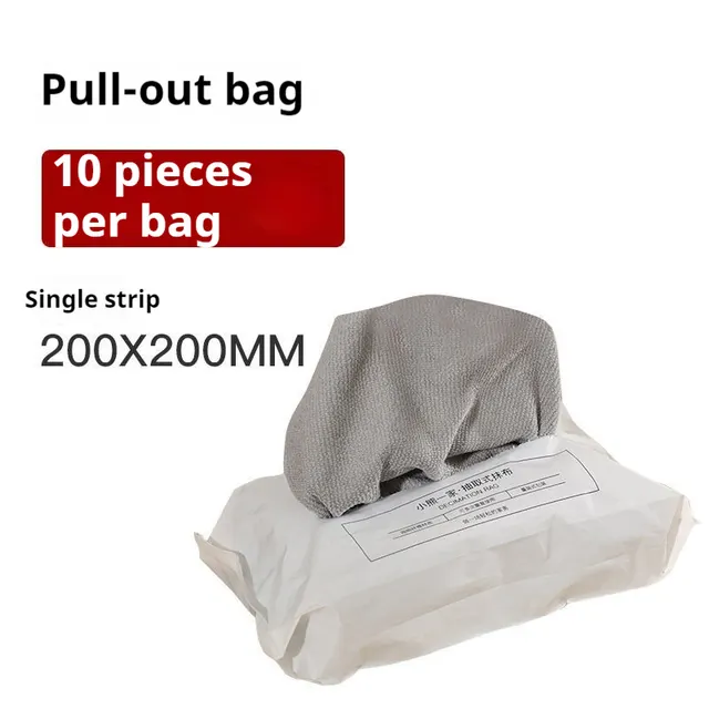 Household Removable Rag Absorbent Microfiber Gray 10 Bags 20 X20Cm - Shop at LoveMi