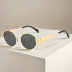 Gold Frame Gray Lens