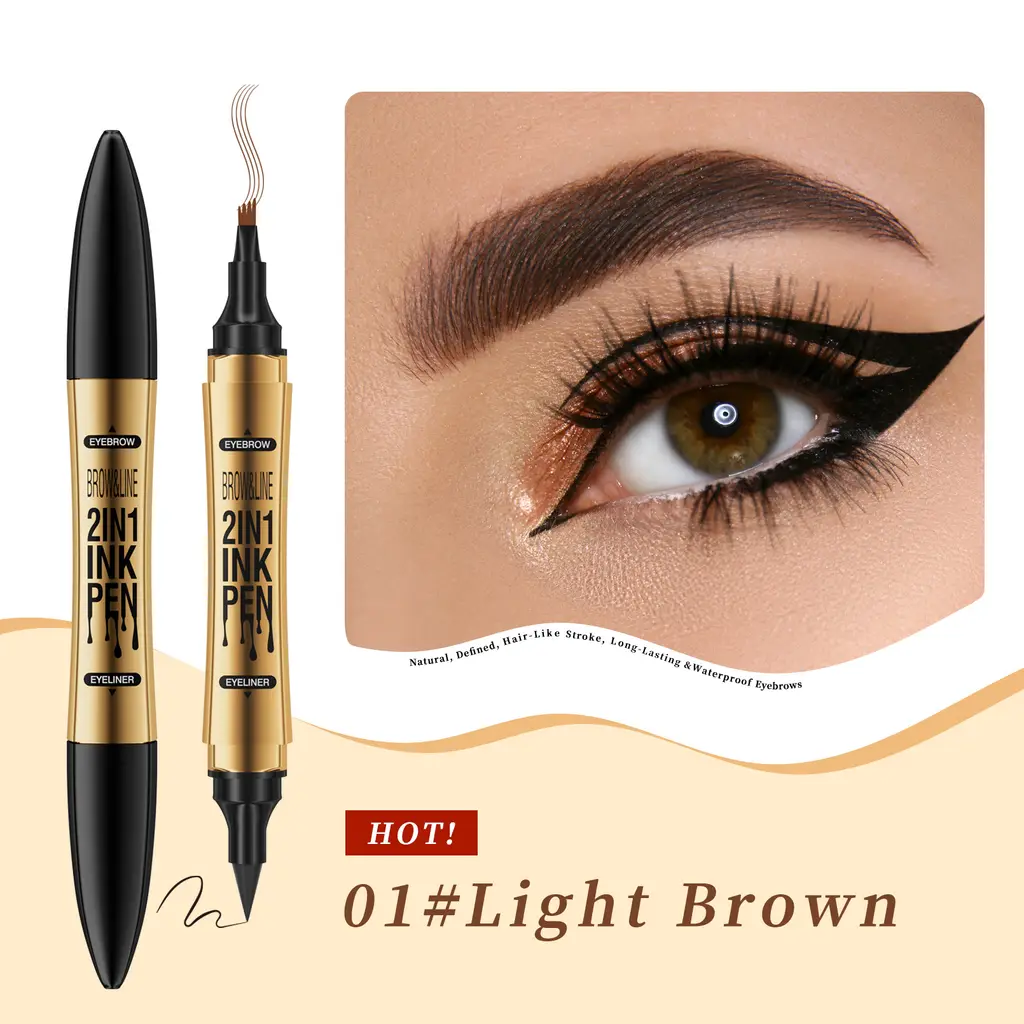 Eyeliner Eyebrow Pencil Two-in-one - 1Ml 1Ml