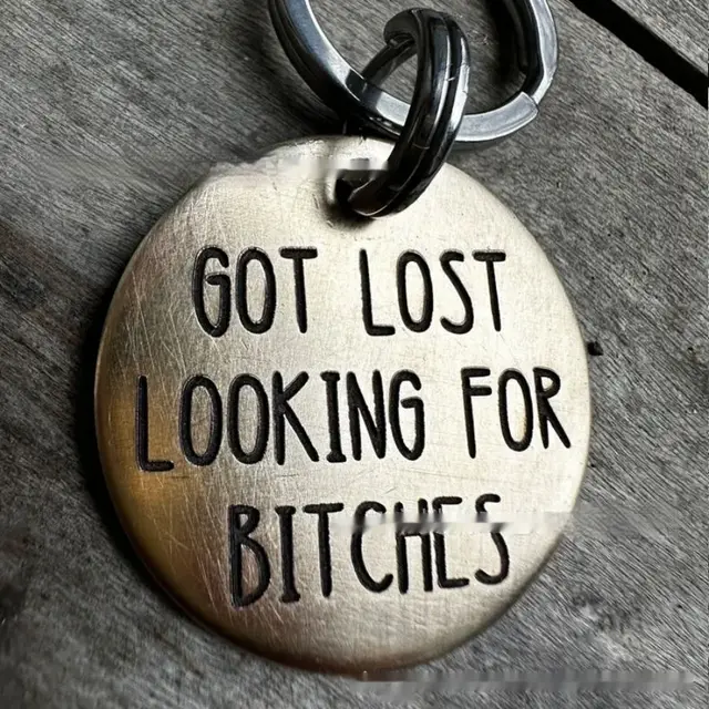Funny Metal Dog Tag Stainless Steel Marking A Got Lost - Shop at LoveMi