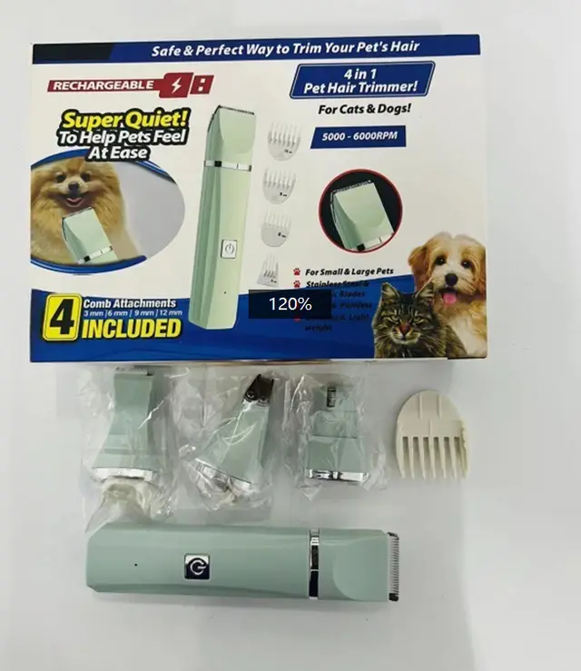 Pet Four in one Mute Rechargeable Lady Shaver English - Shop at LoveMi