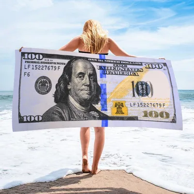 Printed Towel Seaside Vacation Beach Bath Towel 46S 70X140 Mesh Bag Packaging - Shop at LoveMi