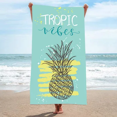 Printed Towel Seaside Vacation Beach Bath Towel M5 70X140 Mesh Bag Packaging - Shop at LoveMi