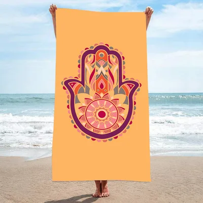 Printed Towel Seaside Vacation Beach Bath Towel M6 70X140 Opp Bag - Shop at LoveMi