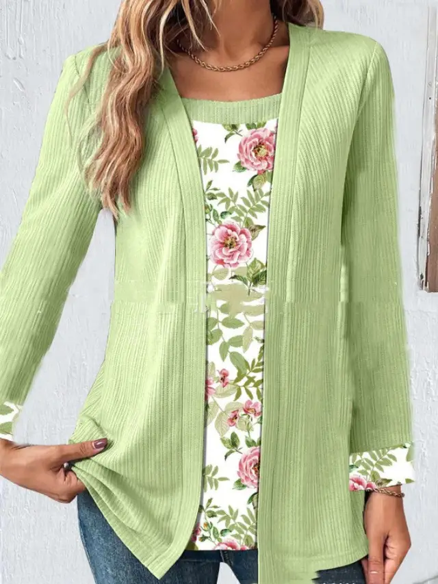 Women's Hollow out Sleeves Cotton And Linen Buckle free Cardigan Coat 2 Colors - Shop at LoveMi