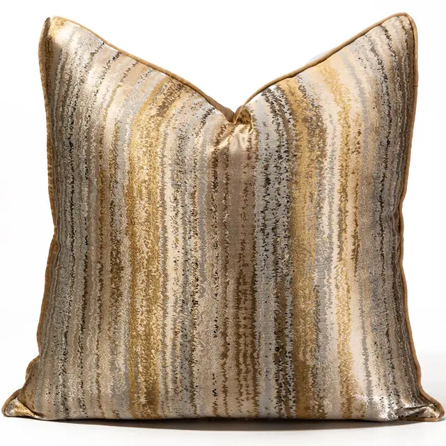Modern Minimalist Nordic Instagram Style Sofa Living Room And Bedside Cushion Striped Pillowcase Gradient Bar - Shop at LoveMi