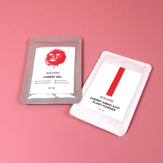 Cherry Flower Seaweed Mask Hydrating Jelly Glue Soft Mask Powder Soft Film Amino Acide Powder - Shop at LoveMi