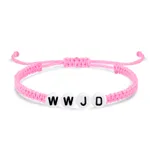 Pink White Background Wwjd