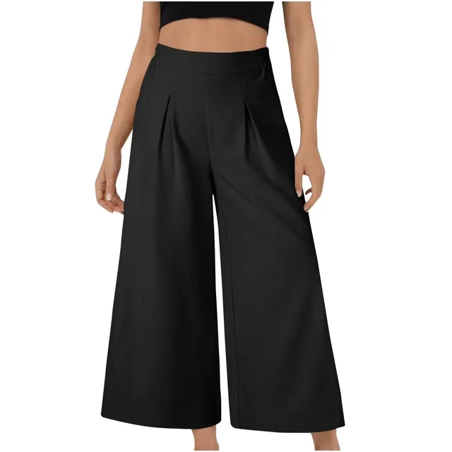 European And American Style Women's Loose Comfortable Fashion Casual Pants Black - Shop at LoveMi