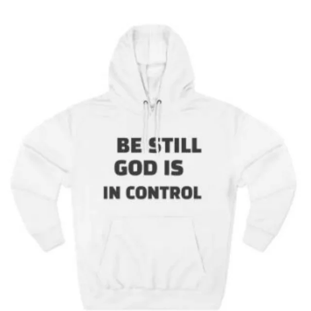 European And American Letter Print Hooded Sweatshirt White 1 - Shop at LoveMi