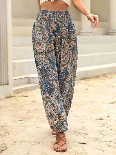 Autumn And Winter New Comfort Casual Printing Ankle Banded Pants G7Z2706 6Xl - Shop at LoveMi