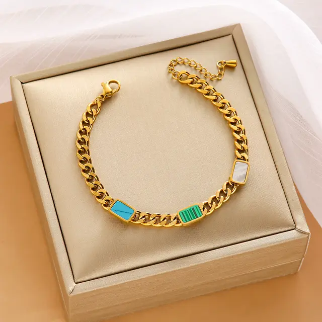 Fashion Design Creative Geometric Shape Heart Bracelet Long Strip - Shop at LoveMi