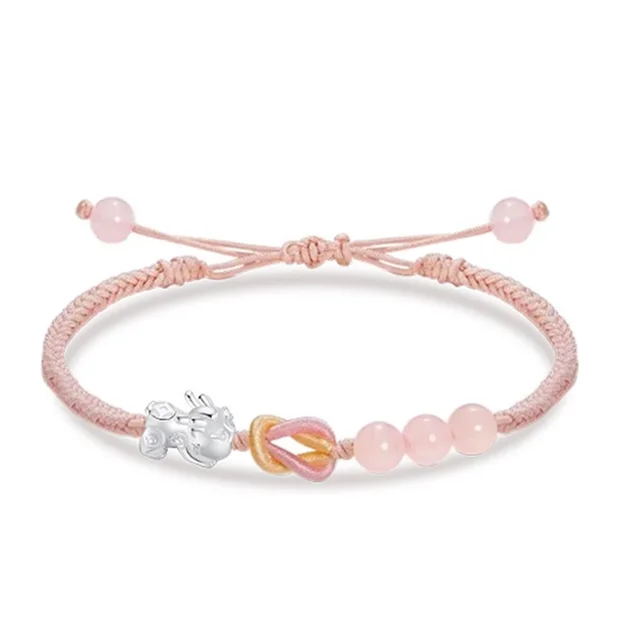 National Style Truelove Knot Couple Bracelets Men's Pure Silver Pi Xiu Bracelet Women'S - Shop at LoveMi