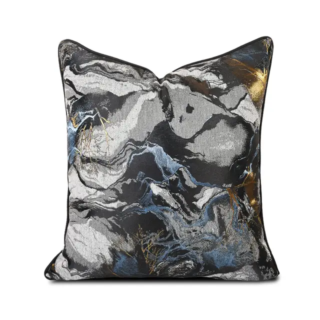Room Light Luxury Bed Modern Minimalist Bedroom Home Pillow Pillow Cover Black - Shop at LoveMi