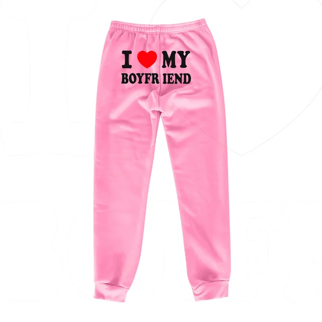 Casual Solid Color Running Track Pants Pink - Shop at LoveMi