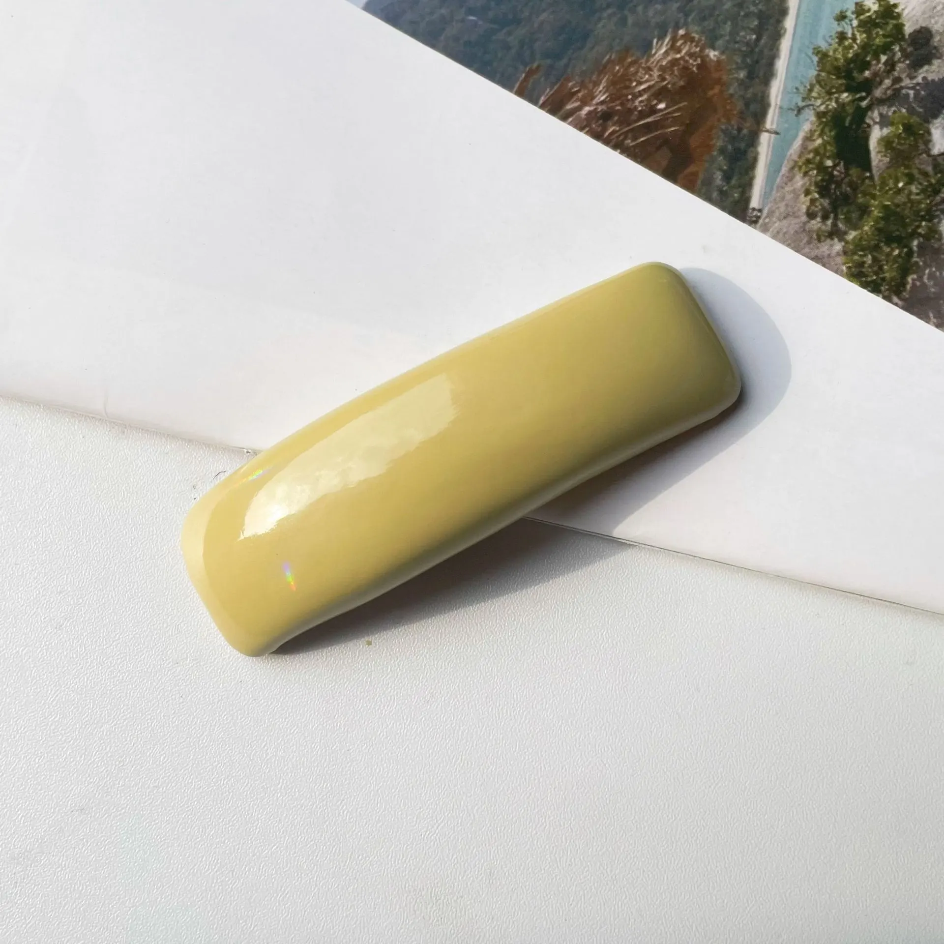 Side South Korea Ins Laser Wallet - Laser Yellow