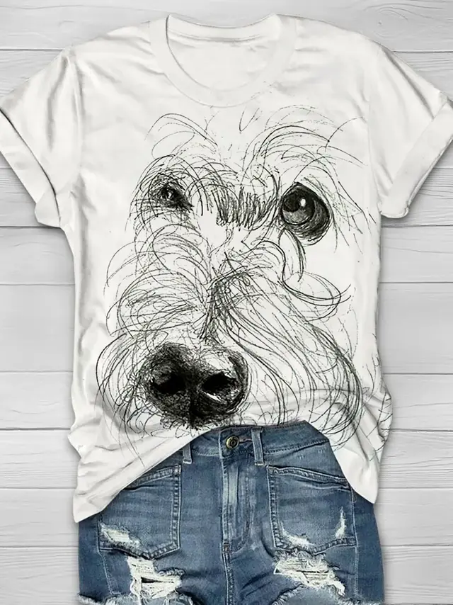 European Hip Hop Series Digital 3D Printing Ladies Street Short sleeved Sports T shirt Yp2310191625 - Shop at LoveMi