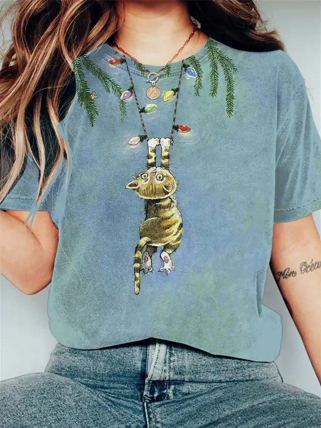 European Hip Hop Series Digital 3D Printing Ladies Street Short sleeved Sports T shirt Yp23102013212 - Shop at LoveMi