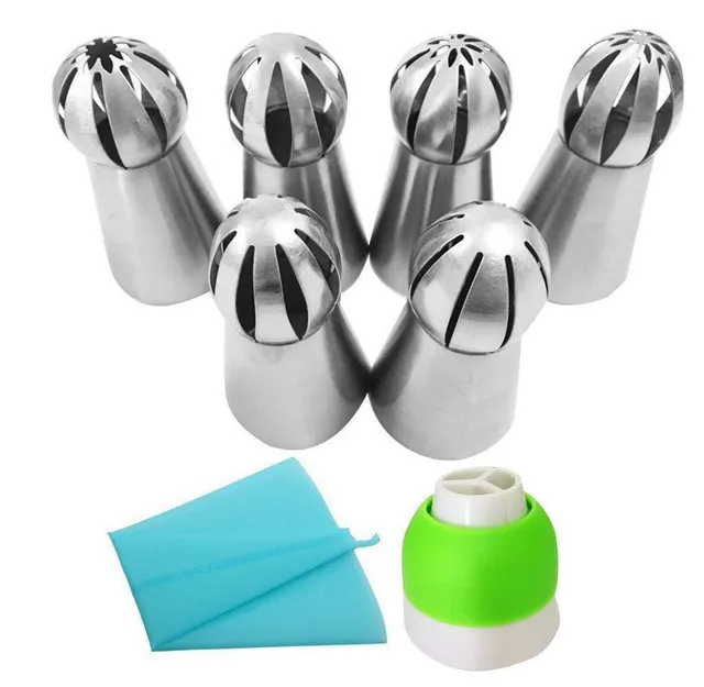 Cream Pastry Tube Cookies Squeeze Flower Machine Cake Decorating 6Pcs - Shop at LoveMi