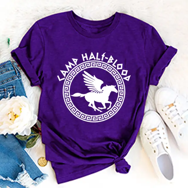 Popular Independent Station New Short Sleeve T shirt Purple - Shop at LoveMi