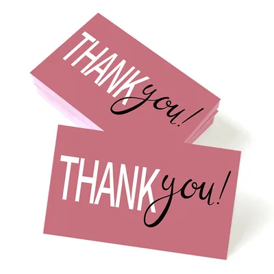 Thank you Card Gift Present Holiday Greeting Card Wedding Business Party Invitation Qt473 - Shop at LoveMi