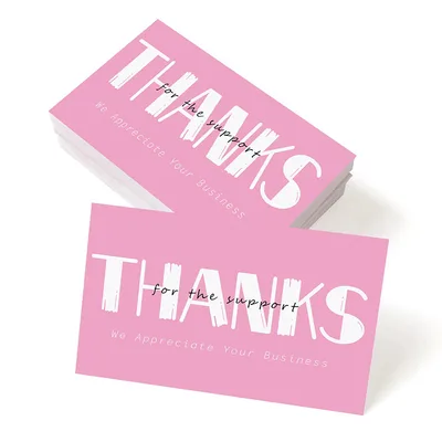 Thank you Card Gift Present Holiday Greeting Card Wedding Business Party Invitation Qt532 - Shop at LoveMi