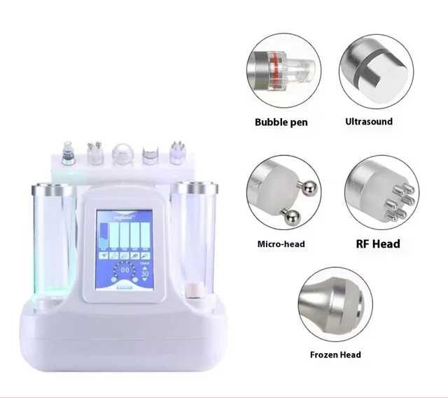 Beauty Instrument Cleaner Face Oxygen Injection Skin Spray Beauty Salon Mesotherapy Color Light Mask Beauty Instrument Five In One - Shop at LoveMi