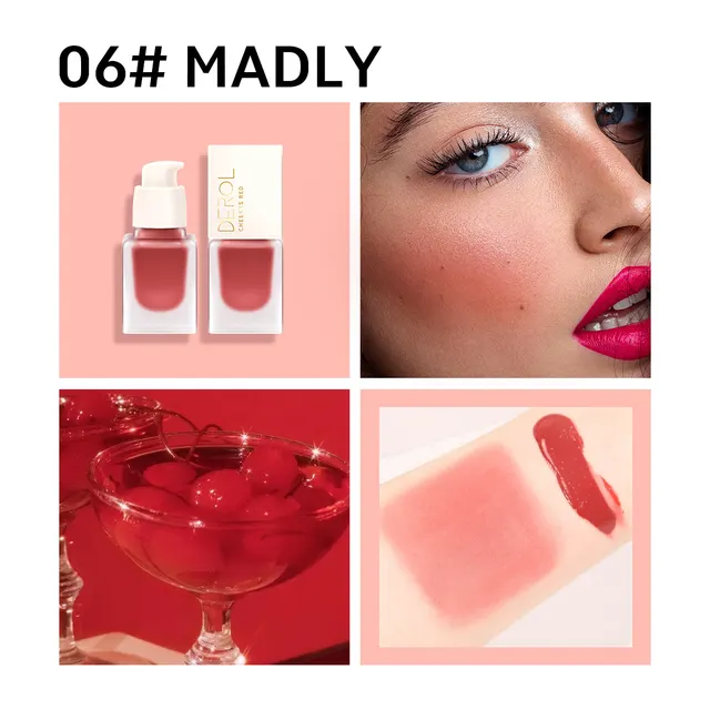 Makeup Moisturizing Repair Brightening Look Natural Nude Makeup Blush 06 Style - Shop at LoveMi