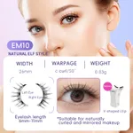 Em103 Eyelash White Clip