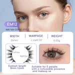 Em123 Eyelashes No Clip