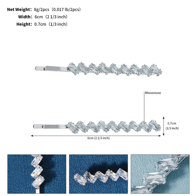 Japanese And Korean Simple Sweet Bride Hair Accessories Silver Hs J6755S - Shop at LoveMi