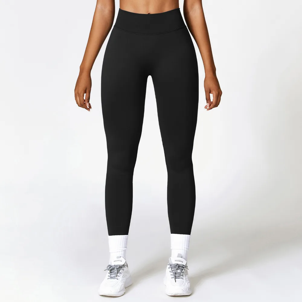 Women's Stretch Slim Fitted Waist Sports Pants Advanced Black - Shop at LoveMi