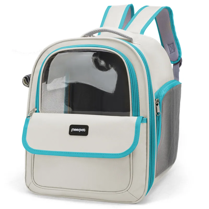 Cat Outdoor Portable Shoulder Breathable Pet Bag Green - Shop at LoveMi