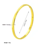 4Mm Bracelet Gold 60 Large